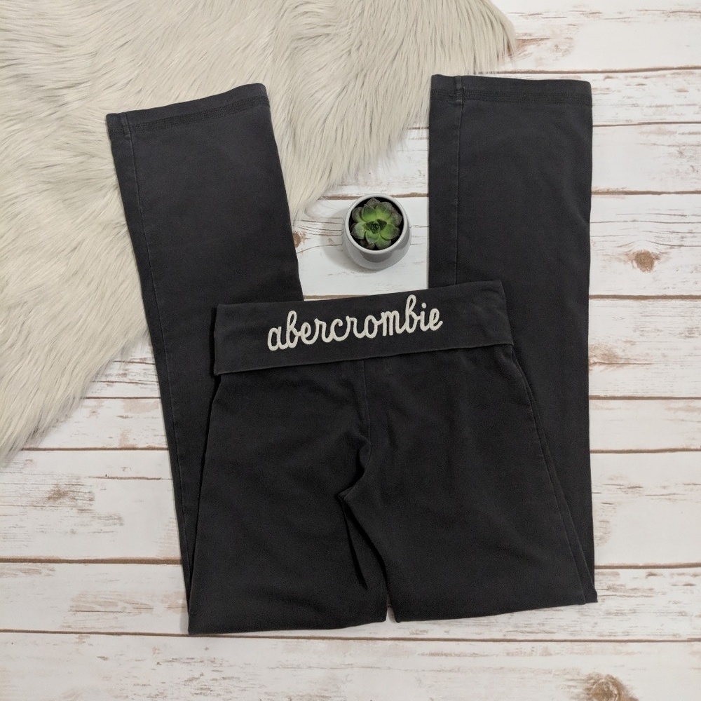 Abercrombie & Fitch S Navy Yoga Pants Leggings